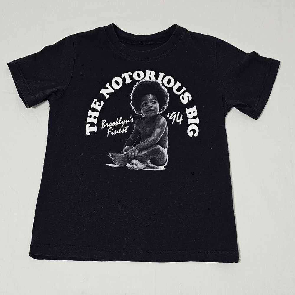The Notorious B.I.G. & Baby B.I.G. T-shirts  Women's 2x & Kid's 4t Black - Picture 4 of 6